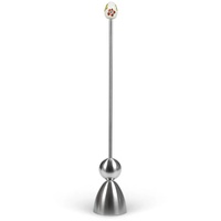 Take2-Design Eierköpfer Clack Keramik Edition 1 Blume silberfarben