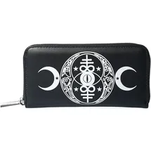 Banned Alternative Moon Phase Portemonnaie schwarz
