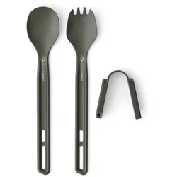Sea to Summit Frontier Besteckset ? Göffel & Löffel mit langem Stiel - Grey - STK