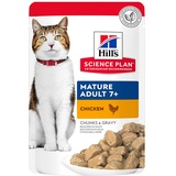 Hill's Feline Mature Adult 7+ Active Longeviry Huhn 12 x 85 g