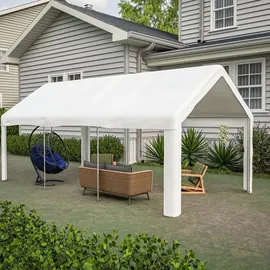 Thanaddo Zeltgarage 3,0 x 6,1 m weiß