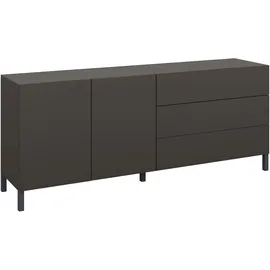 borchardt Möbel Sideboard 152 x 62 x 35 cm Schwarz