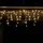 FHS International LED Eisregen Lichterkette 168 LEDs, 4 m, Timer außen 168er