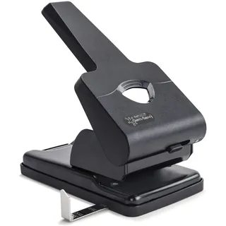 Rapesco 1631 Germ-Savvy Antibakteriell HD865-P 2-fach-Kraftlocher, 63 Blatt Stanzkapazität, Schwarz