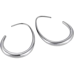 Paar Ohrhaken FIRETTI "Schmuck Geschenk Edelstahl Ohrschmuck Ohrringe Classic", silber (edelstahlfarben), Ohrringe, Damen, Edelstahl