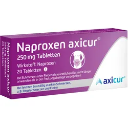 Naproxen axicur 250 mg Tabletten