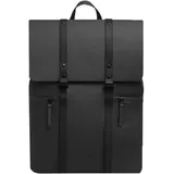 gaston luga Laptop-Rucksack, klassisch, modern, wasserdicht, Schwarz -