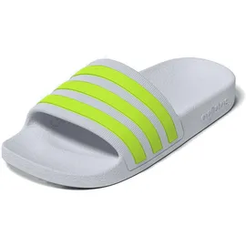 adidas Aqua Adilette Kids Cloud White / Solar Slime / Cloud White 33