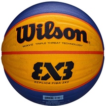 Wilson Basketball FIBA 3x3 Replica RBR Official Game Blau/Gelb, 6