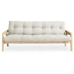 Karup Design Schlafsofa, Mit Holzstruktur, inkl. Futonmatratze, Liegefläche 130x190 cm Karup Design natur