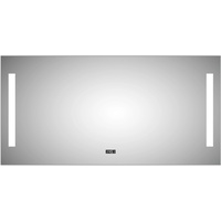 DSK Design LED-Lichtspiegel Silver Time 120 x 60 cm