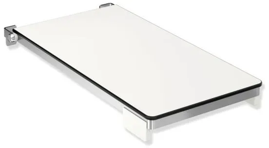 Hewi System 900 Duschklappsitz 900.51.213XA 412 x 694 mm, rechteckig, matt geschliffen