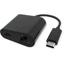 Value USB 3.2 Gen 2 Typ C zu Gigabit Ethernet Konverter + 1x PD Port, 100W
