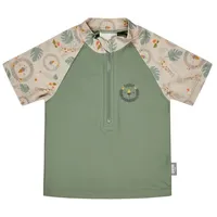 Sterntaler Badeshirt kurzarm Löwe in mattgrün, mattgrün