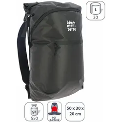 Rucksack elementerre blackmalt 30 l SCHWARZ|SCHWARZ|SCHWARZ 30 LITER