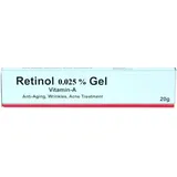 Healthymia Retinol Gel 0,025% Vitamin A Repairs Fine Lines & Wrinkles, Scar Treatment, Anti-Aging Formula