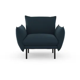 OTTO home Cocktailsessel Stine Polyester 96 x 86 x 86 cm Blau