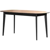INOSIGN Esstisch »Ronda«, (1 St.), Esszimmertisch oval auf Massivholzfüßen - (B/T/H) 160/90/77 cm