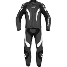 Spidi Laser Touring Lederkombi - Weiß/Schwarz / 56