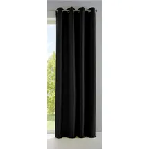 Gardinenbox Vorhang »Palermo« HxB 175x140 cm Schwarz,