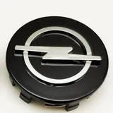4 Stück Radnabenkappen für Opel Astra Zafira Corsa Mokka, Felgendeckel Felgenkappen Nabenkappen Nabendeckel Radnabenabdeckung Radnabendeckel Reifen Felgen,B-60MM