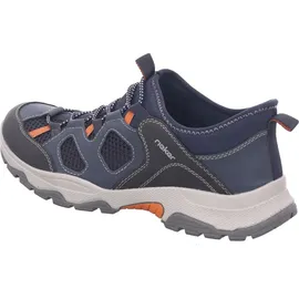 Rieker B8350-14 Herren Dunkelblau/Orange 45