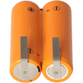 AccuCell Rasiererakku NiMH 2,4V 1200mAh mit Lötfahnen ersetzt Philips 138 10609