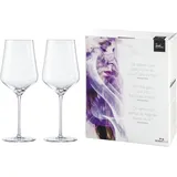 Eisch Sky Bordeaux Sensis Plus Bleifreies Kristallweinglas, 620 ml, 2 Stück