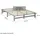 Homestyle4u Holzbett 140 x 200 cm Grau