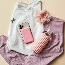 Kreafunk toCHARGE Qi, powerbank - Pink