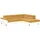 Cotta Ecksofa COTTA Kunstleder 2-Sitzer Beige