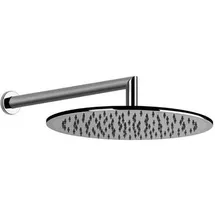 GESSI Emporio Antikalk-Kopfbrause mit Gelenk, runder Wandarm und Rosette D60 mm, Länge 34,8 cm (47372031)