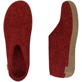 Glerups dk Hausschuh rot 40