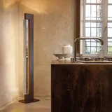 Nemo Ara Stehleuchte LED, mokka/aluminium poliert - dim to warm