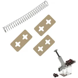 Westmark 3 Abstreifplättchen + 1 Feder für Kirschentkerner Kirschomat, 40732250