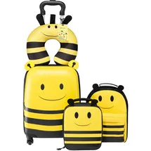 Vevor Kinderkoffer Set 5-tlg. gelb/schwarz