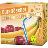 Durstlöscher Fruchtsaftgetränk Banane, Sauerkirsche 0,5 l