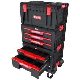 QBRICK System Pro Schubladen-Werkstatt-Set 2, Schubladen - Skrz N8346 - Schwarz