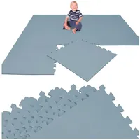 LittleTom 8 Teile Spielmatte Kinder Puzzlematte 50x50 Krabbelmatte Bodenmatte Kinderzimmer
