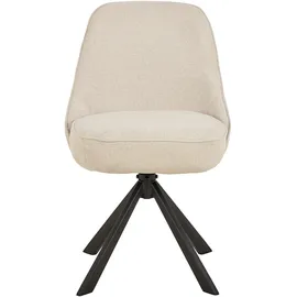 Actona Esszimmerstuhl Carlton Chenillebezug beige 2er Set