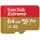 SanDisk Extreme microSDXC UHS-I U3 A2 + SD-Adapter 64 GB