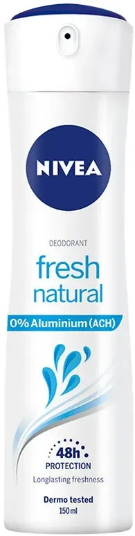 Nivea, Deo, 0% ALUMINIUM fresh natural deo vapo 150 ml (Spray, 150 ml)