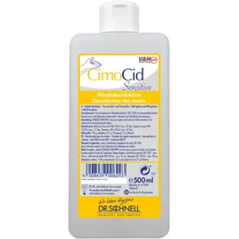 Dr. Schnell CIMOCID SENSITIVE Händedesinfektion, 500 ml - Spenderflasche EURO