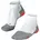RU5 Lightweight Short Socken 46-48 Weiß/Grau