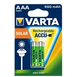 Varta Solar - Batterie 2 x AAA - NiMH - (wiederaufladbar)