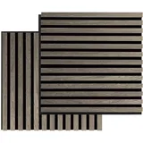 fibrotech® Akustikpaneel SQUARE Grey Oak 4 St. 52 x 52 x 2,2 cm