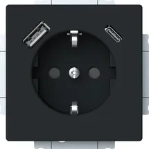 Busch-Jaeger USB-Steckdose 20 EUCB2USBAC-885 Schwarz 1 St.