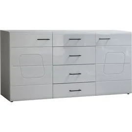 Innostyle Sideboard SPIRIT PLUS weiß Hochglanz MDF, weiß