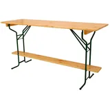 FRG Stehtisch klappbar 220 x 0 x 0 cm Grün