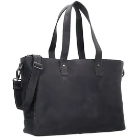 Plevier Shopper Leder Schwarz